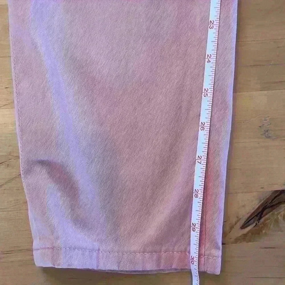 AG Adriano Goldschmied Slim Khaki Preppy Chino Jeans Women’s 30R Pink Salmon - Picture 9 of 9